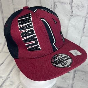 Golden Lion Alabama Crimson Tide Hat Flat Brim Snap Back Baseball Cap